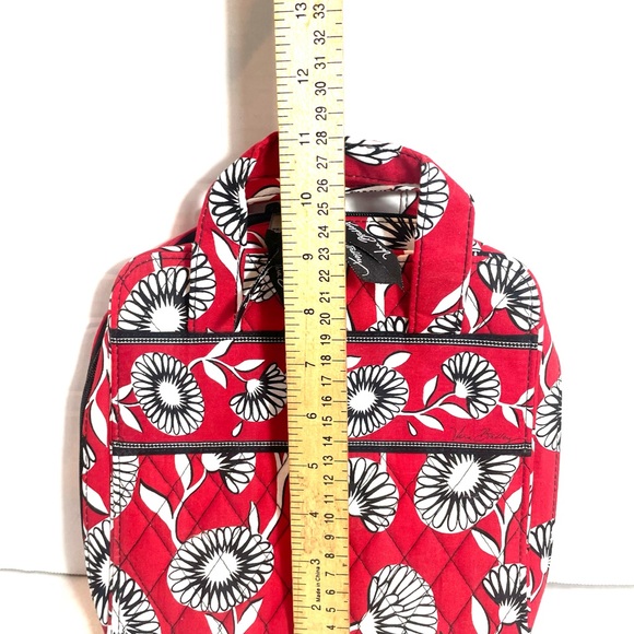 Vera Bradley Red, Black, & White Flora Tech Organizer/ Cosmetic Bag NWOT - Picture 10 of 10